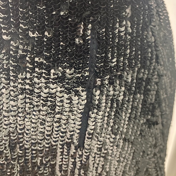 Vintage silk sequin dress - Picture 4 of 11